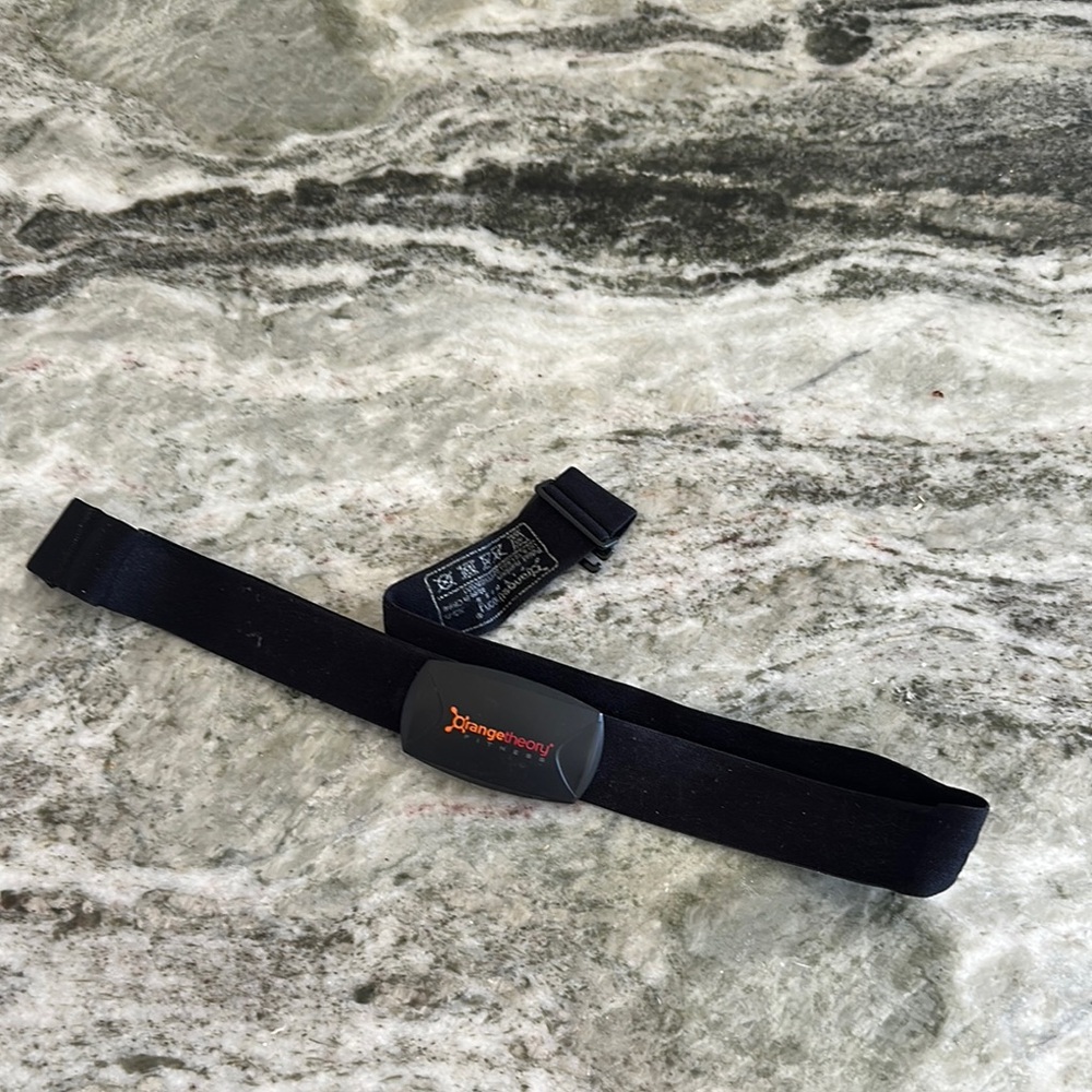 Orangetheory Black Heart Rate Monitor